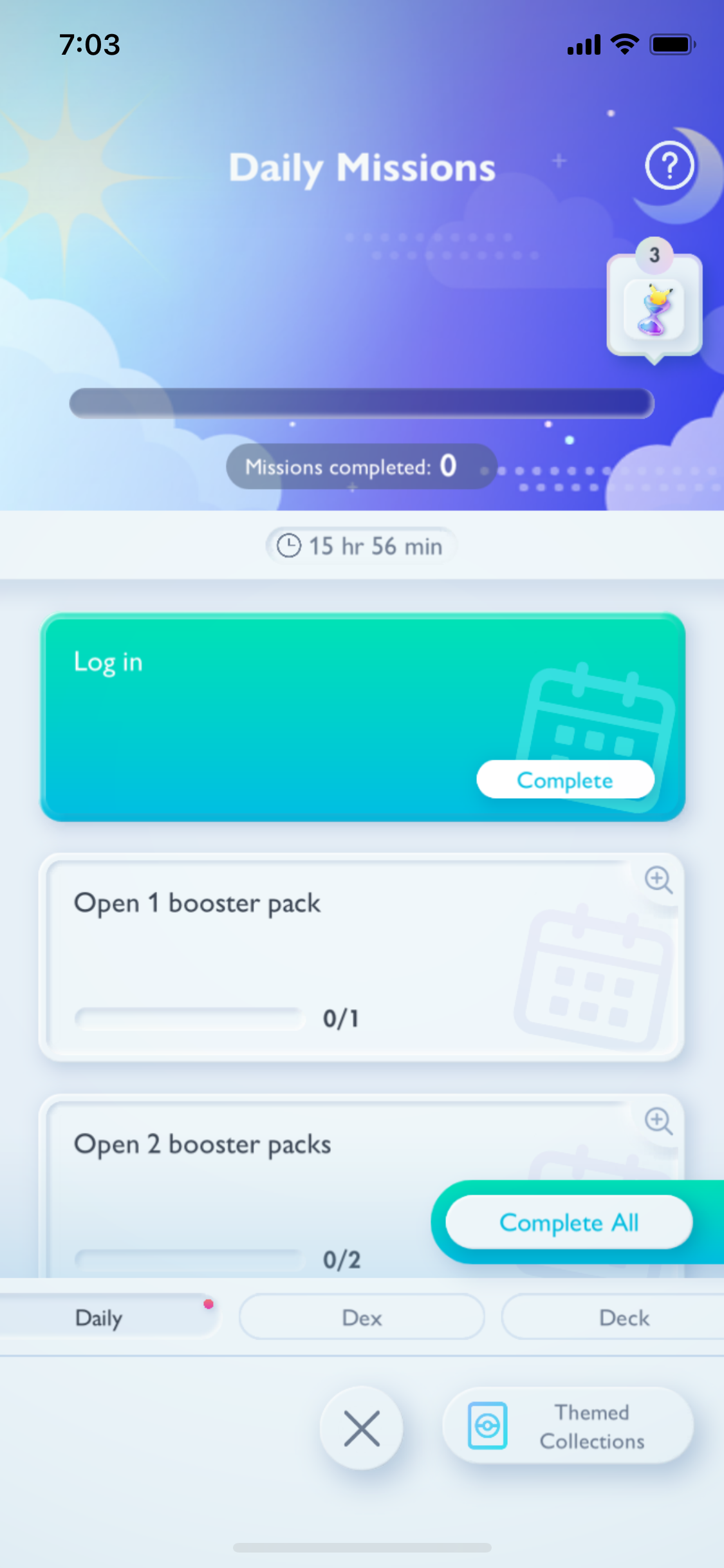 Daily Missions Example