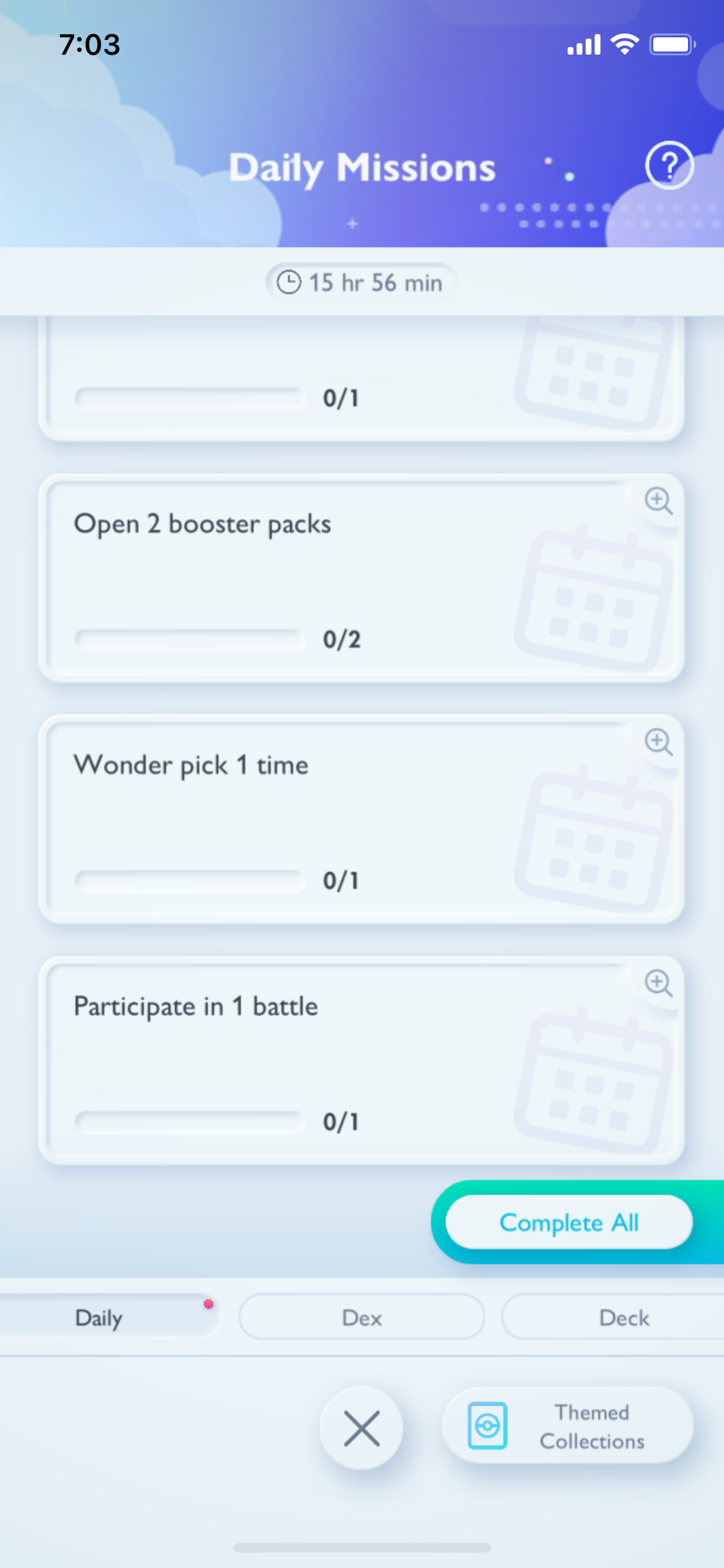 Pack Hourglass Reward