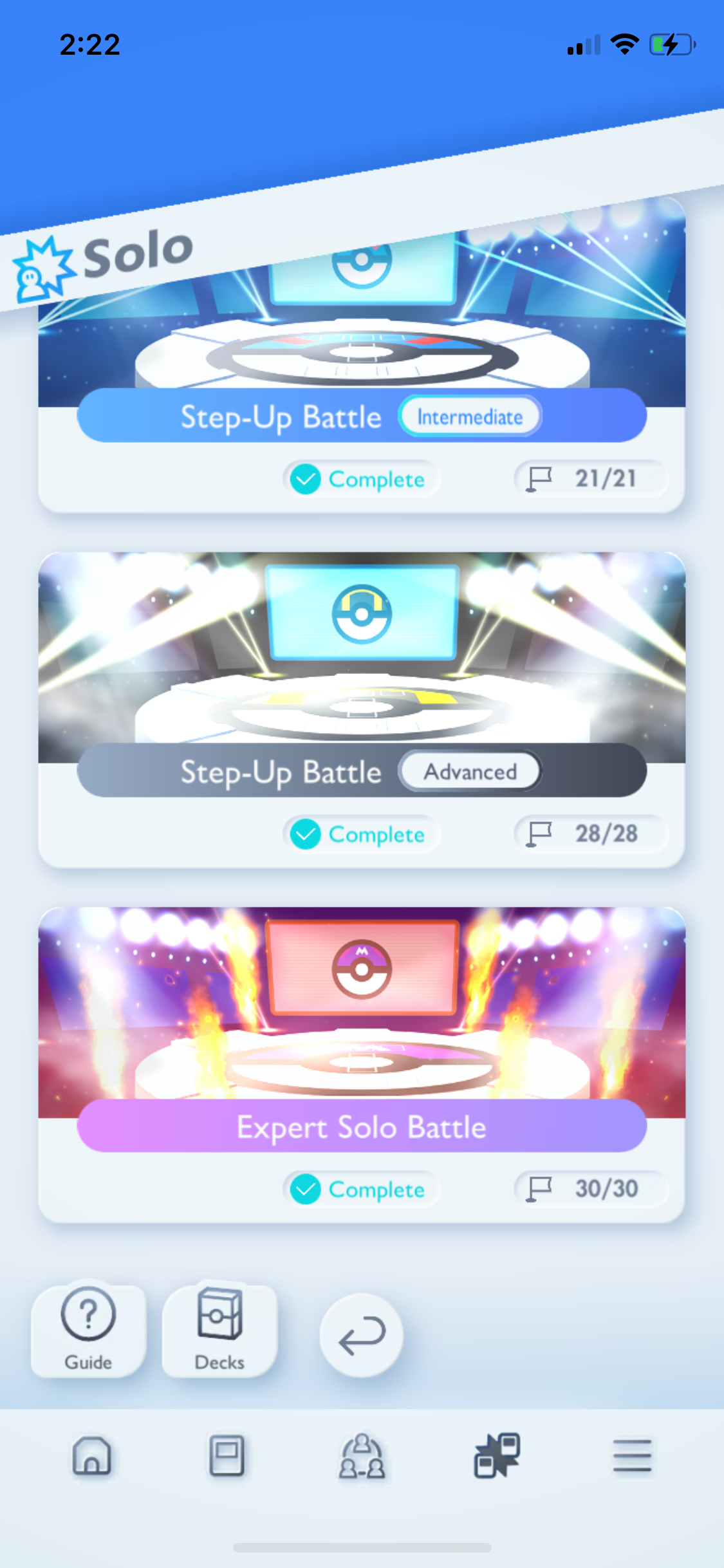 Solo Battle Rewards